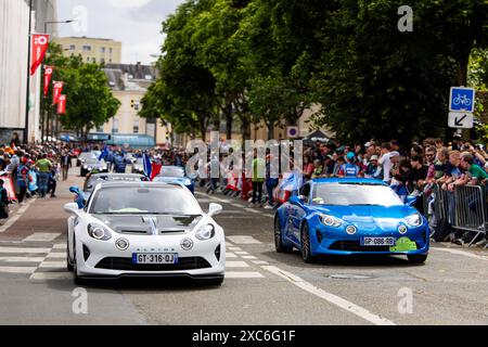 Alpine Parade During The Grande Parade Des Pilotes Of The 2024 24 Hours