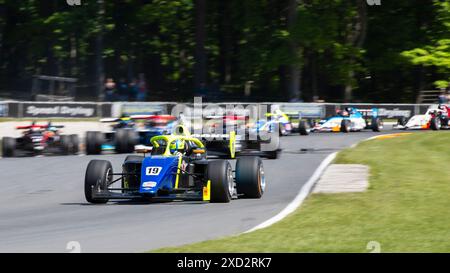 June 09 2024 USF Pro 2000 DEForce Racing Car Driven By 9 Nicholas