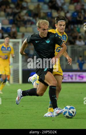 Ss Lazio S Gustav Isaksen In Action During The Serie A Soccer Match