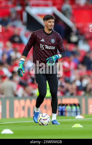 Manchester United Goalkeeper Altay Bayindir Celebrates After Winning