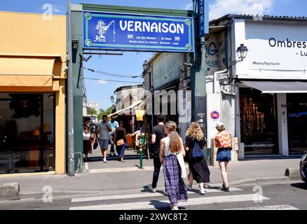 Flea Market Vernaison Market Saint Ouen Seine Saint Denis France