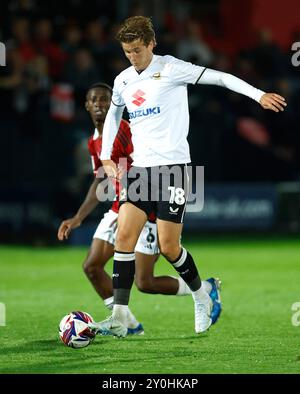 Salford City S Tyrese Fornah During The Sky Bet League One Match At The