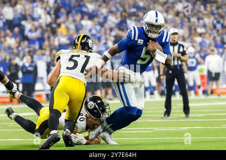 Pittsburgh Steelers Linebacker Nick Herbig In Action During The