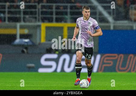 Jaka Bijol Of Udinese Calcio Seen In Action During Coppa Italia