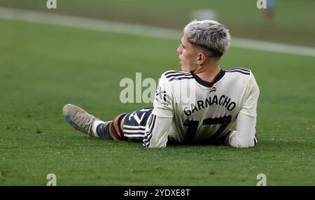 Manchester United S Alejandro Garnacho Looks Dejected During The