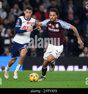 Aston Villa S Boubacar Kamara Right Challenges For The Ball With