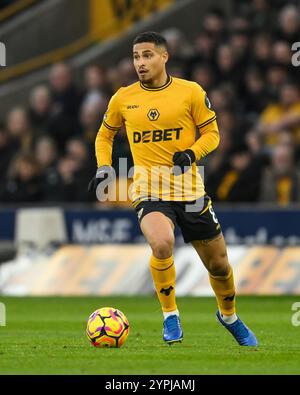 Jo O Gomes Of Wolverhampton Wanderers Makes A Break With The Ball