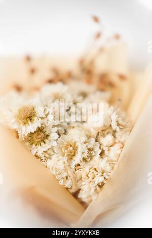 Close Up Photo Of Mini Bouquet Of Dried Flowers Stock Photo Alamy