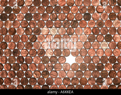 Coins With A Hole In The Middle Stock Photo Alamy