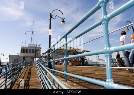 Santa Monice Pier Stock Photo Alamy