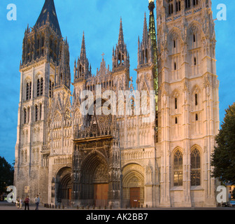 Notre Dame Cathedral Rouen Normandy France Stock Photo Alamy