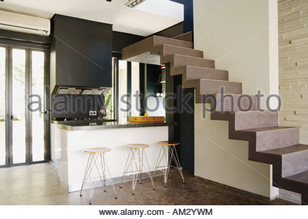 modern kitchen stairs stock photo, royalty free image: 17436404 modern kitchen stairs stock photo, royalty free image: 17436404