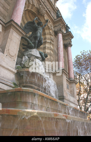 St Michel Fountain Place St Michel Quartier Latin Paris France