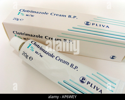 What is clotrimazole cream used for?