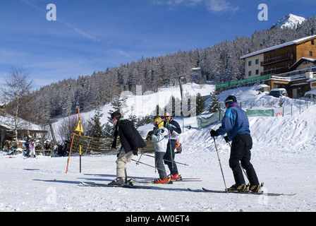 Ski Run Gressan Pila Valle D Aosta Italy Stock Photo Alamy