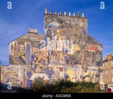 The Leith Mural On A Gable End In Leith By Artists Tim Chalk Paul