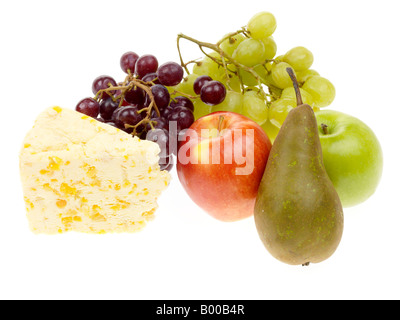 Apricot White Stilton Cheese With Fruit Stock Photo Alamy