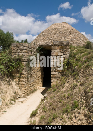 A Mycenaean Beehive Tomb Tholos At Nestors Palace Above Pilos Messinia