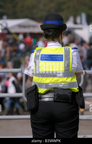 Female Pcso (police Community Support Officer) In Uniform In The Uk 