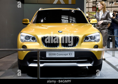BMW X1 Concept. On show at a Motor Show 2008. The Mondial de Stock ... BMW X1 Concept. On show at a Motor Show 2008. The Mondial de Stock ...