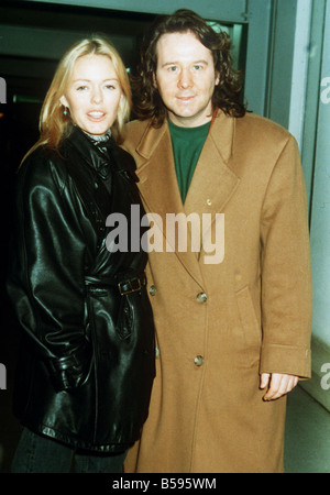 Lead singer of the pop group Simple Minds Jim Kerr with wife singer
