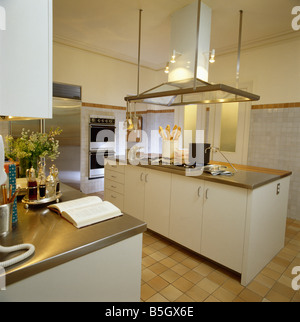 Kitchen Island Extractor Fans steel extractor fan above island unit with underset double steel Kitchen Island Extractor Fans steel extractor fan above island unit with underset double steel