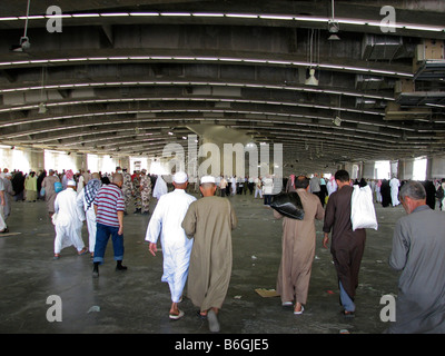 Pilgrims Stoning One Of The Three Pillars That Symbolices The Devil