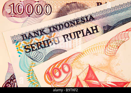 1000 Rupiah Currency Bank Notes From Indonesia Stock Photo, Royalty ...