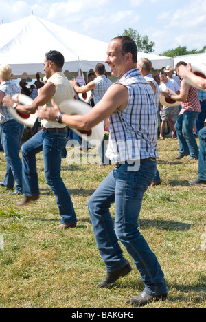 gay couple dancing to country and western music at rodeo event Stock Photo, Royalty Free Image ...