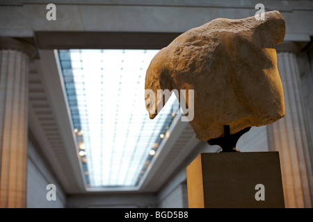 Pediment Sculpture From The Parthenon Known As The Elgin Marbles On