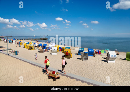 Beach Promenade In Wyk Foehr Island Schleswig Holstein Germany Stock