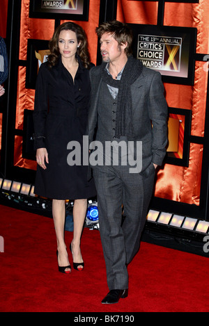 Angelina Jolie And Brad Pitt January Santa Monica California