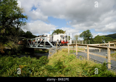 highland welsh railway bridge aberglaslyn alamy beddgelert pass near snowdonia glaslyn river steam crossing rhe train