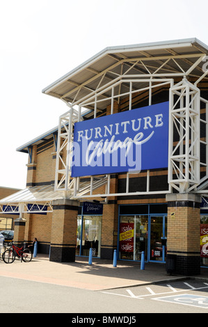 Furniture Village Birstall furniture village store at the retail park on newmarket road stock Furniture Village Birstall furniture village store at the retail park on newmarket road stock