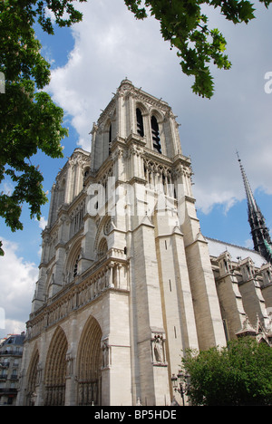 Impressive Summer View Of Paris From Montmartre Hill France Stock