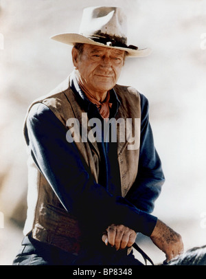 John Wayne / The Cowboys 1972 directed by Mark Rydell Stock Photo