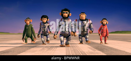 LUNA HAM III & TITAN SPACE CHIMPS (2008 Stock Photo, Royalty Free Image