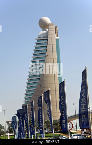 The Etisalat Tower 2 In Dubai UAE Stock Photo Alamy