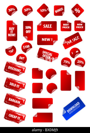 Big Sale Red Square Grunge Stamp On White Stock Photo Alamy