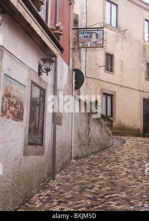 Cobbled Street In Sintra Portugal Stock Photo Alamy