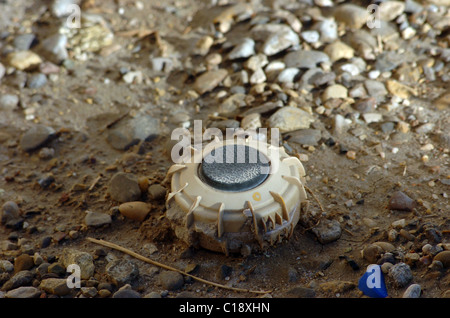 A Land Mine Is A Target (person Or Vehicle) Triggered Explosive Stock ...