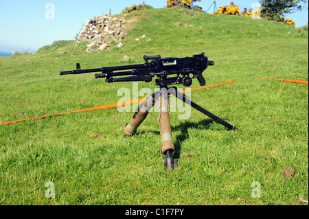 gpmg machine purpose general gun alamy weapons army british display gimpy belt he
