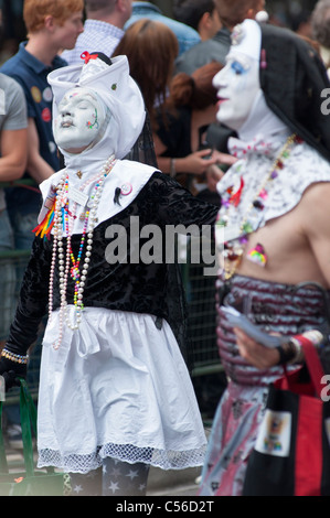 Colourful Characters At The London Gay Pride Parade 2011 UK Stock