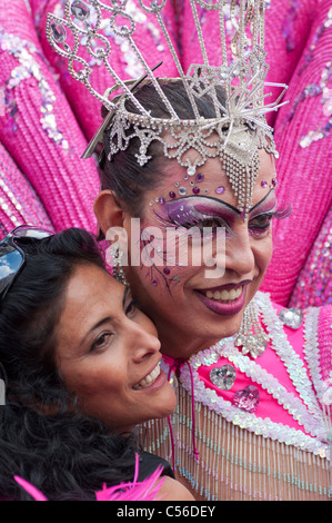 Colourful Characters At The London Gay Pride Parade Uk Stock