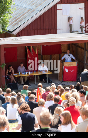 camp labour auf norwegian political youth annual summer alamy oslo utya norway jeff outside island