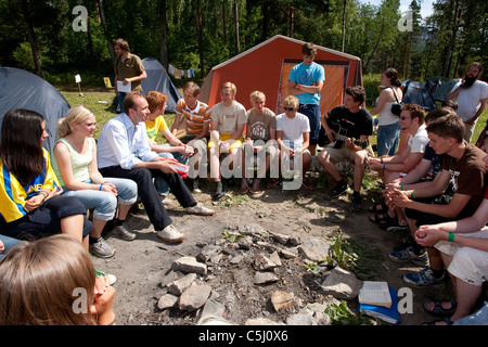 camp youth labour auf norwegian political annual summer alamy norway oslo utya jeff outside island