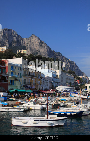 Italy Campania Capri Marina Grande Boats Ships Stock Photo Alamy