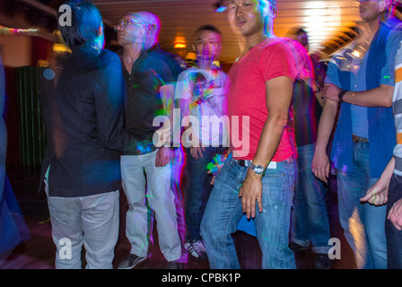 Paris France Crowd Of French People Asian Gay Men Shirtless