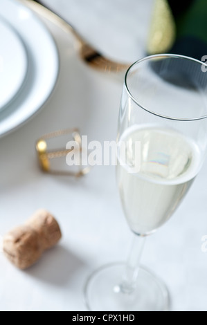 Close Up Of Champagne Cork Studio Shot Stock Photo Alamy