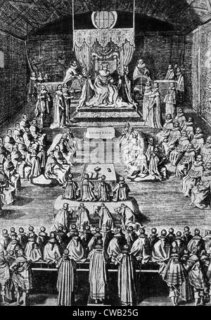 The execution of Charles I, 1600 - 1649, in front of the Whitehall